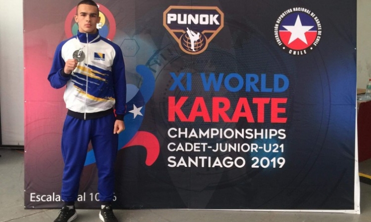 Čile: Hamza Turulja viceprvak svijeta u karateu na Svjetskom prvenstvu