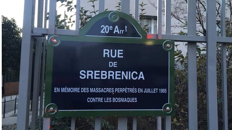 Pariz: Zatraženo procesuiranje vandala koji su oskrnavili ulicu "Srebrenica"