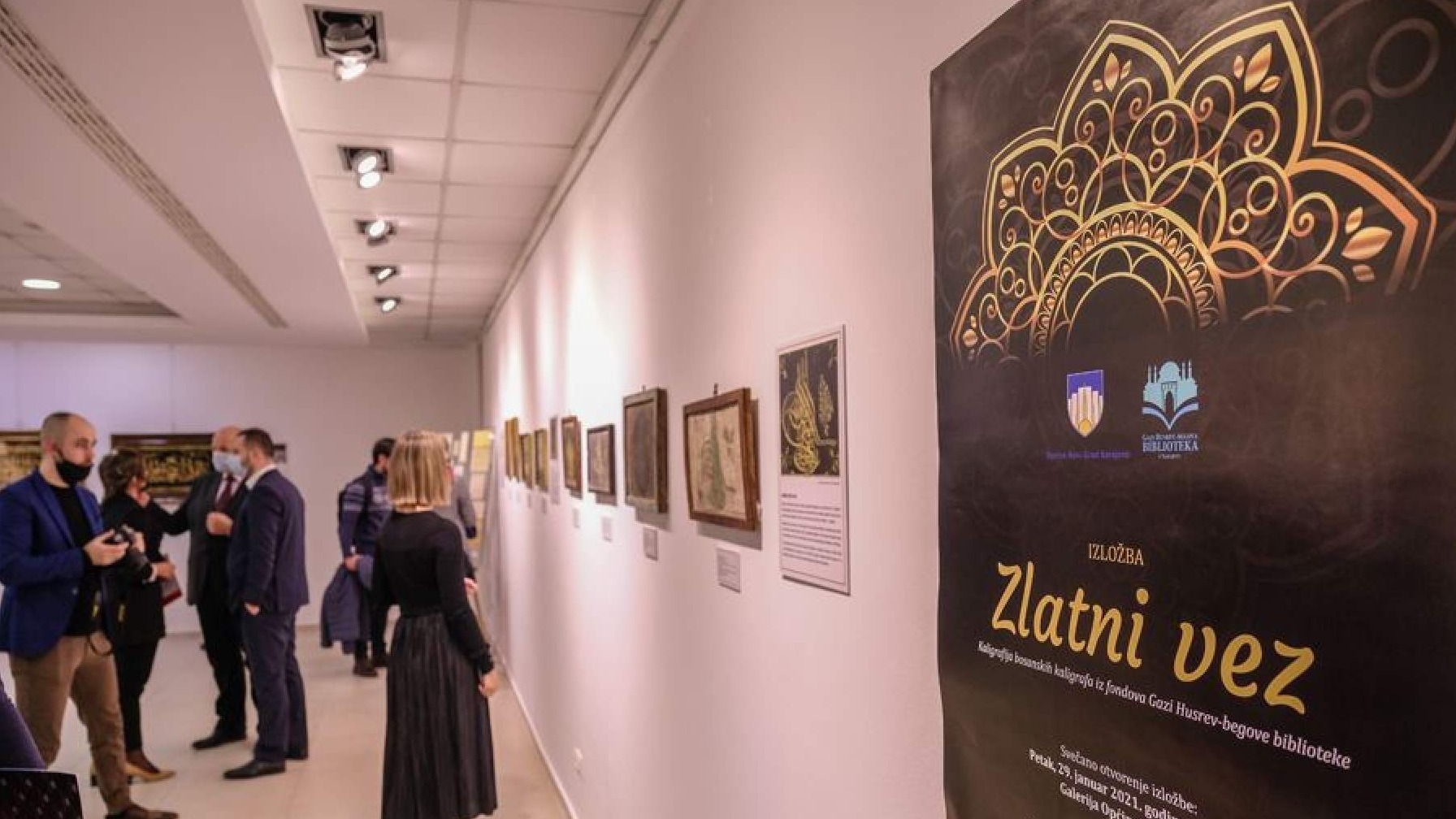 U Galeriji Općine Novi Grad otvorena izložba Gazi Husrev-begove biblioteke 'Zlatni vez'