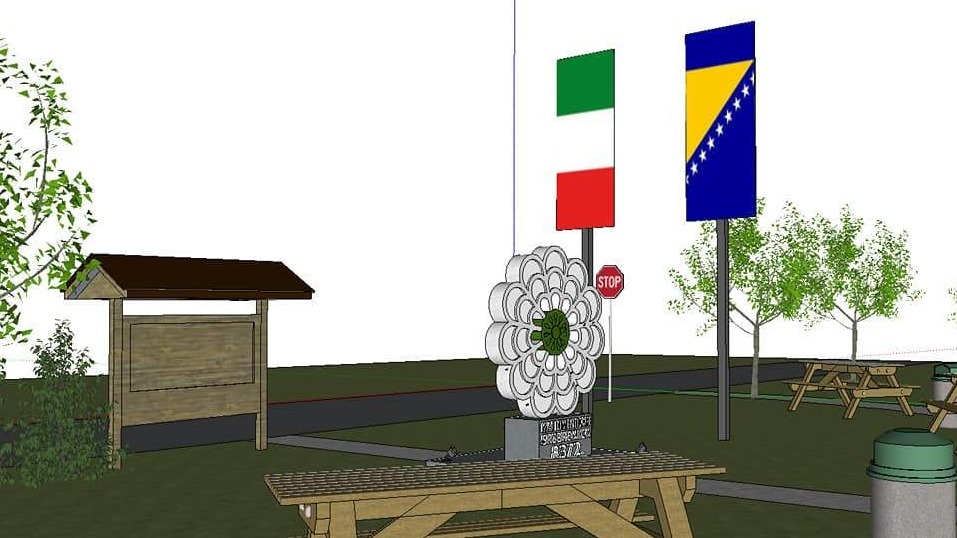 Italija: Pokrenuta inicijativa za izgradnju spomen-obilježja "Cvijet Srebrenice"