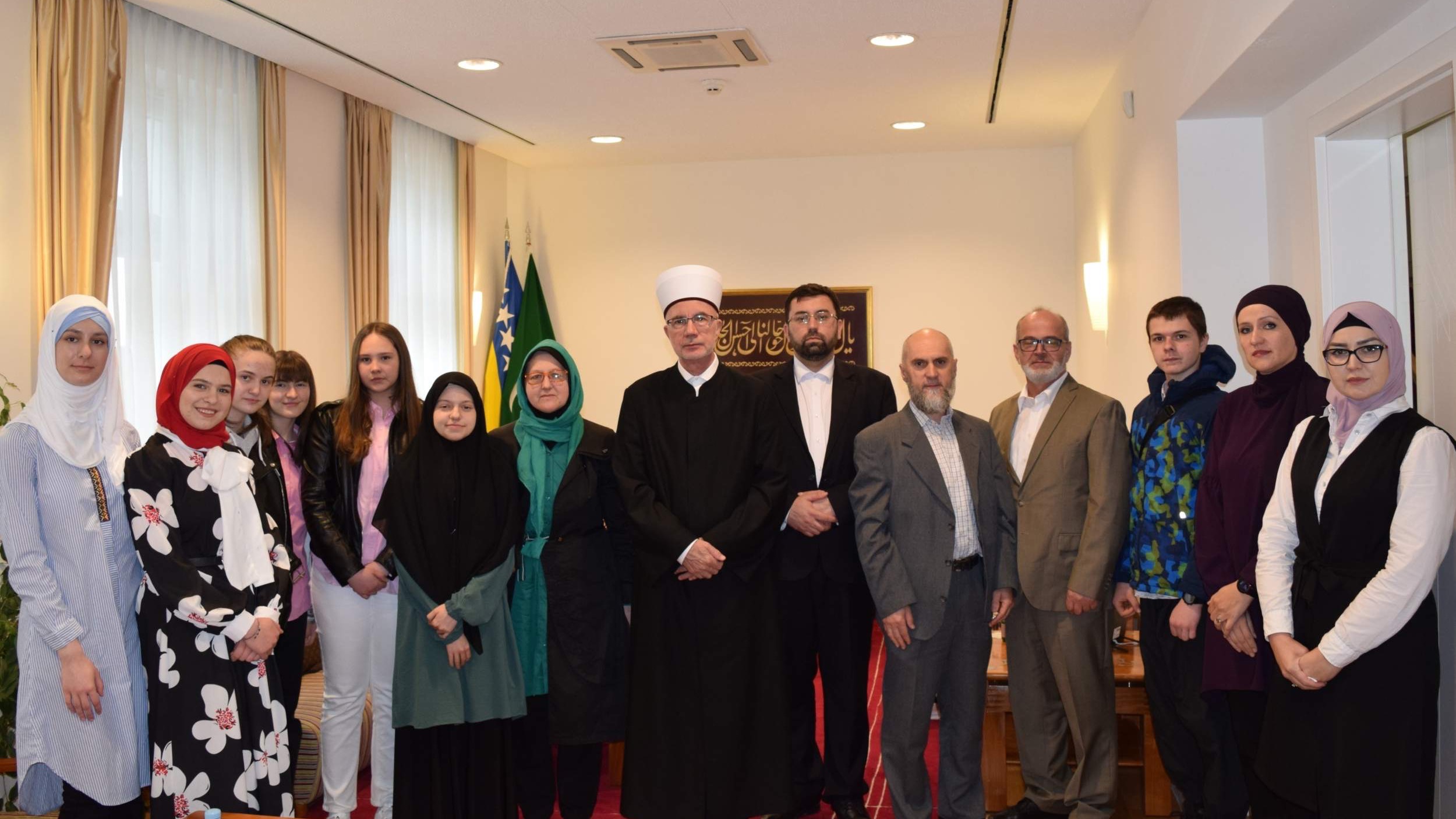 Muftija Fazlović primio pobjednike regionalnog takmičenja iz Islamske vjeronauke 