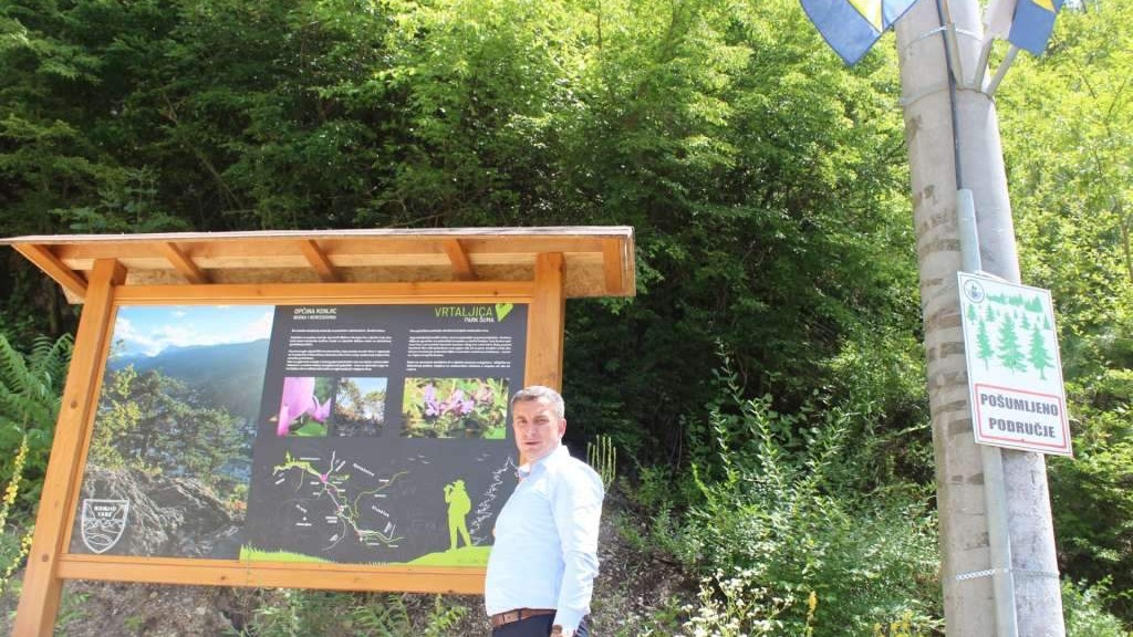 Grad Konjic uređuje edukacijske staze u botaničkom rezervatu 'Vrtaljica'
