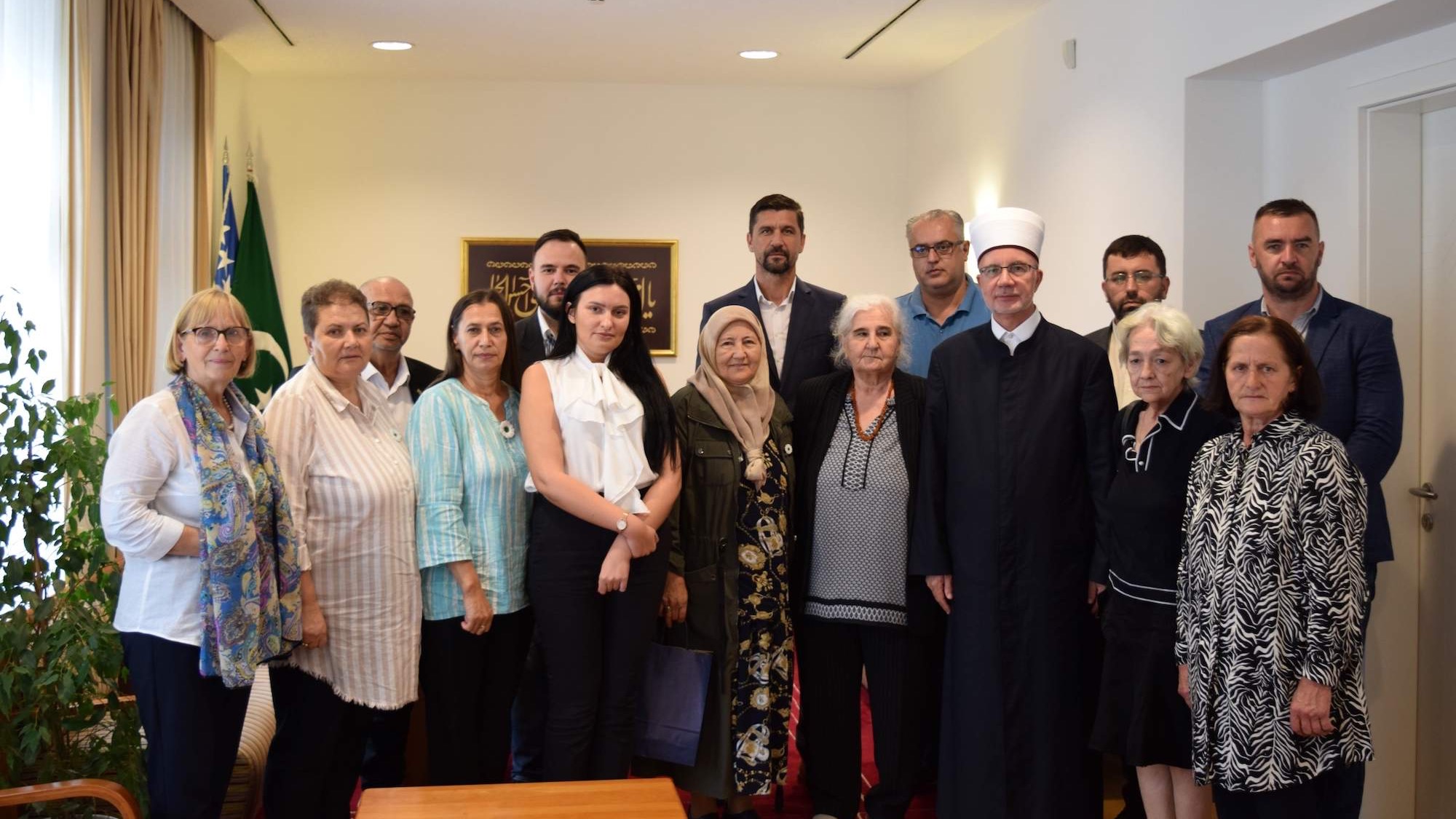 Muftiju Fazlovića posjetili članovi Odbora za međureligijski dijalog Memorijalnog centra Srebrenica 