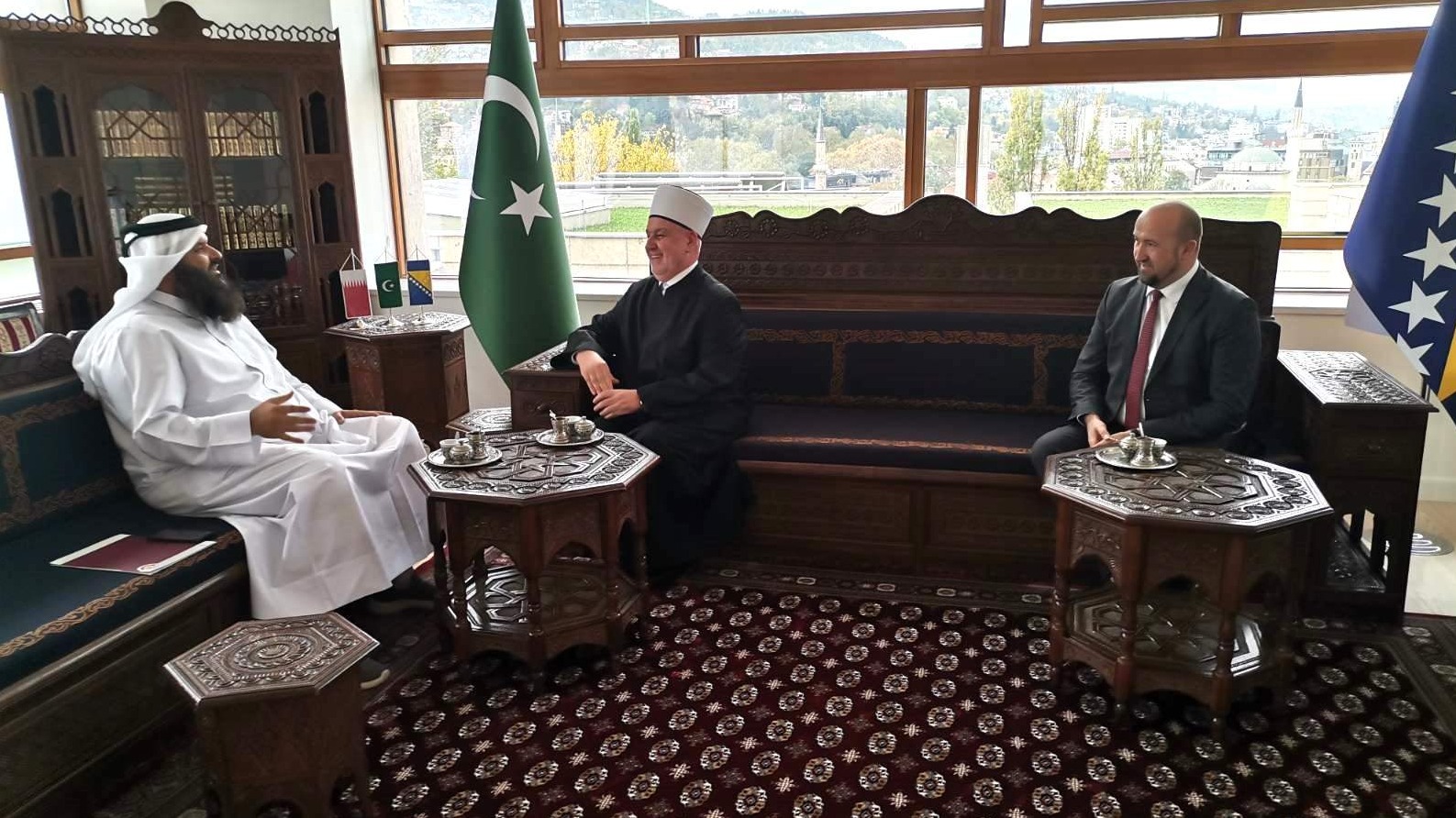 Reisul-ulemu posjetio ambasador Države Katar u Bosni i Hercegovini