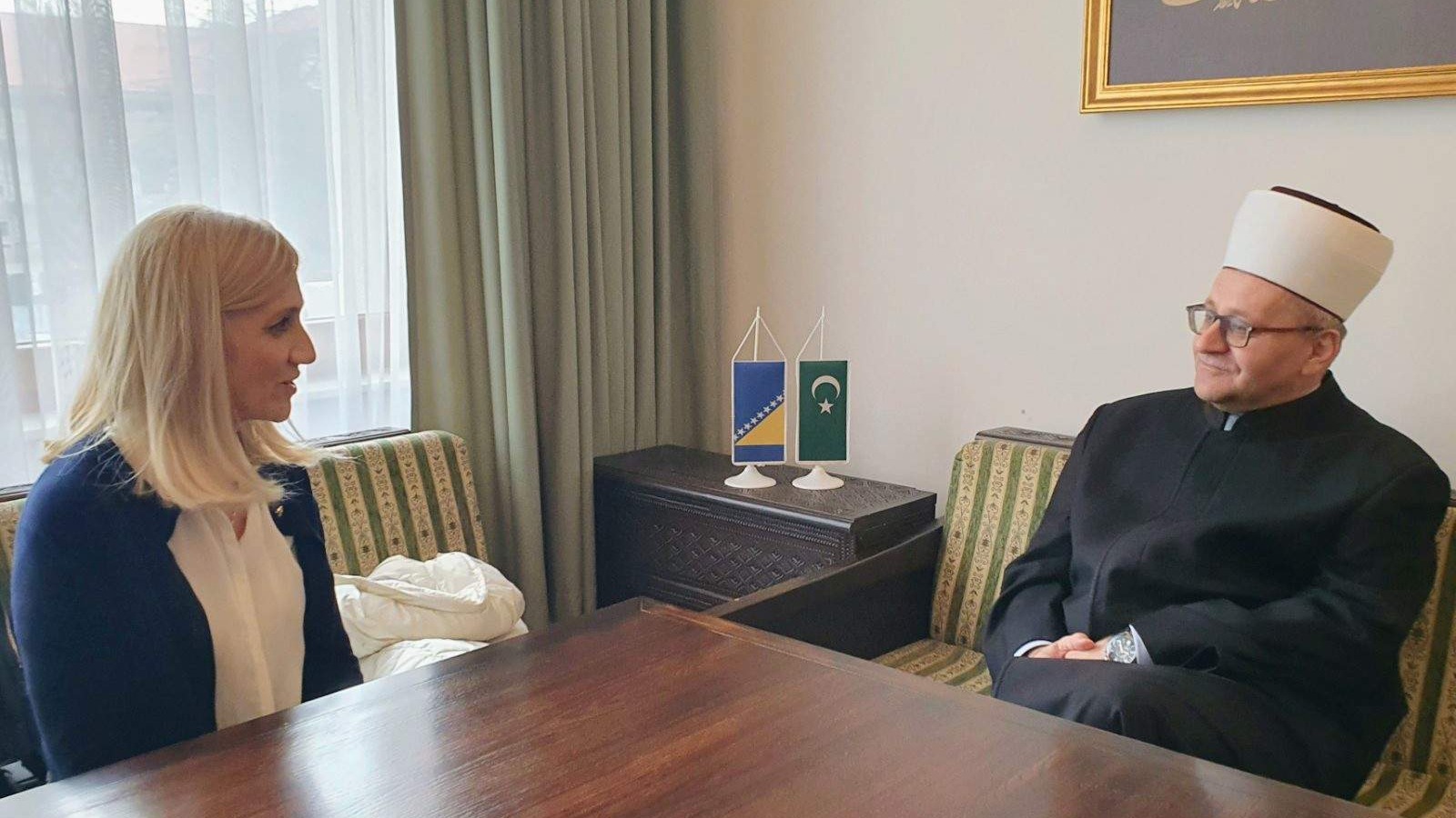 Zamjenica ministra za ljudska prava i izbjeglice Bosne i Hercegovine posjetila Muftijstvo mostarsko