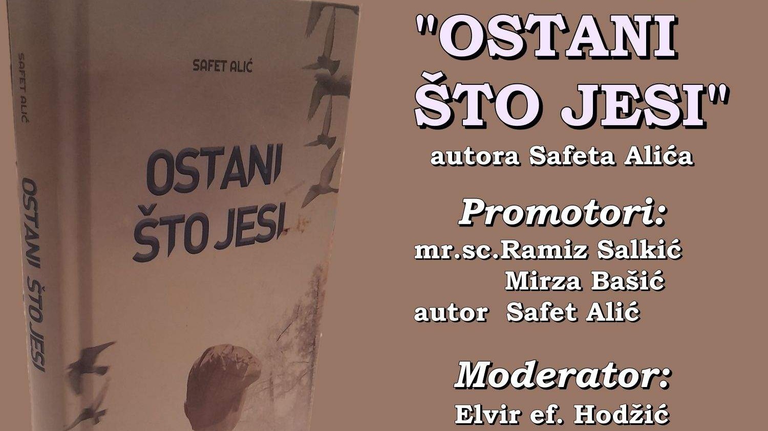 MIZ Bratunac: Promocija knjige Safeta Alića “Ostani što jesi”
