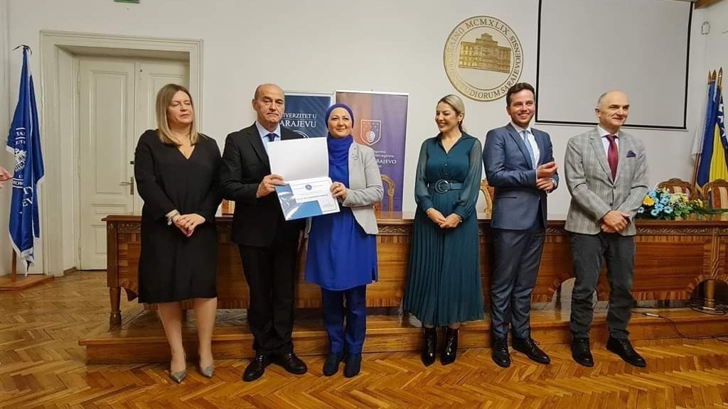 Profesorica Dina Sijamhodžić-Nadarević dobitnica nagrade Senata Univerziteta u Sarajevu za naučni rad u 2022. godini 