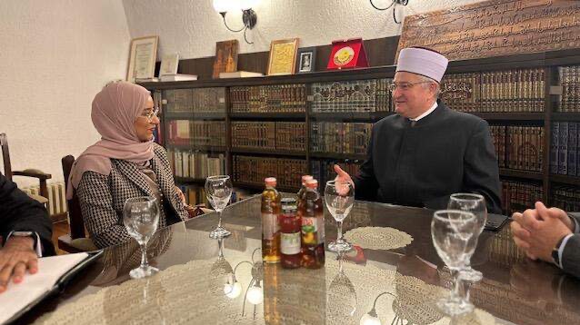 Ambasadorica Države Katar posjetila muftiju Hasanovića: Opredjeljenje za nastavak saradnje