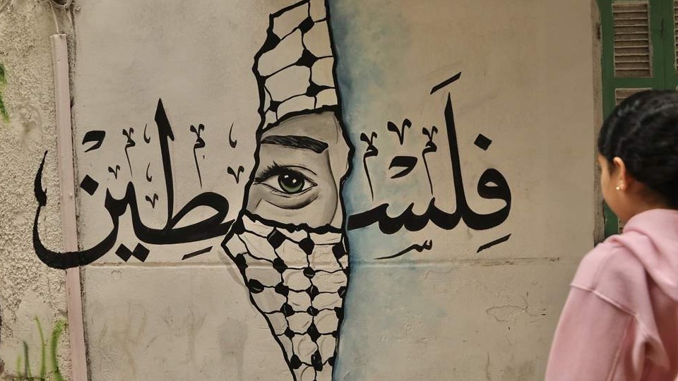 Egipatski umjetnici crtanjem grafita i murala pokazuju solidarnost s Palestinom