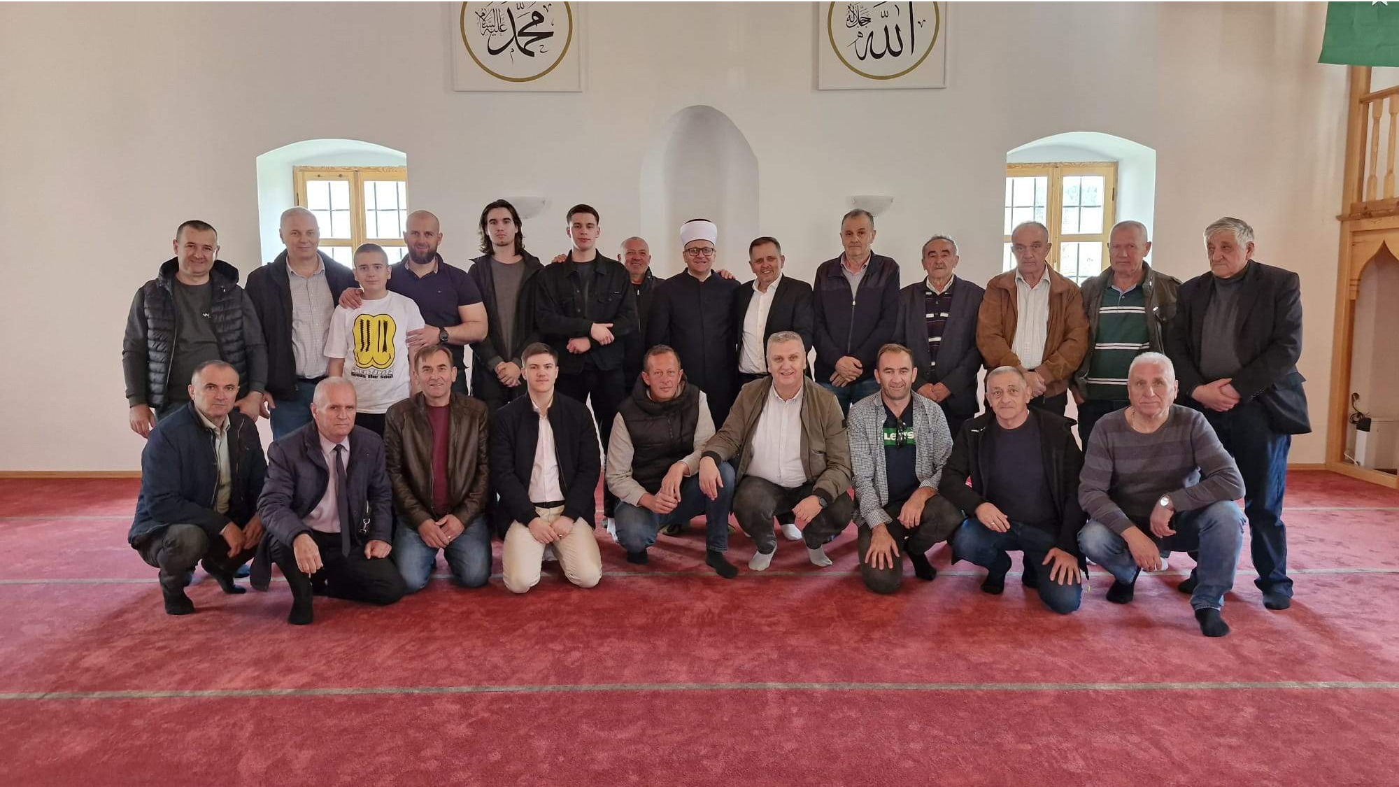 Muftija Dedović u posjeti Medžlisu Islamske zajednice Nevesinje