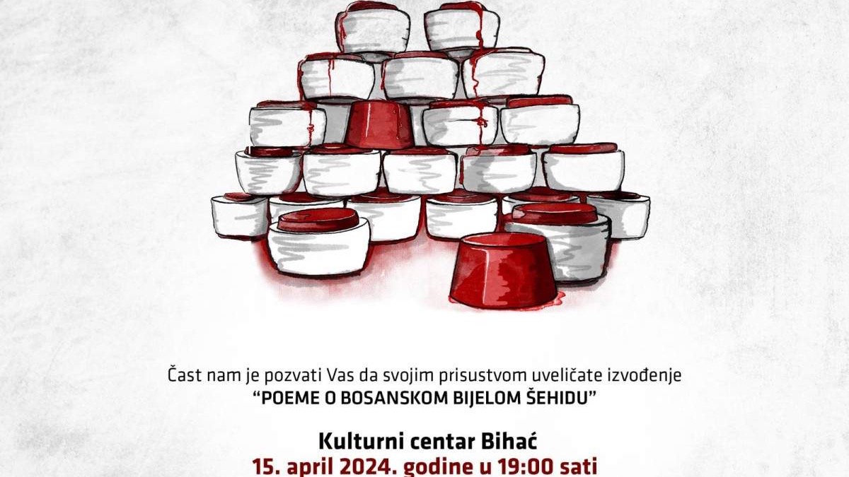 Bihać: Za Dan ARBiH izvedba "Poeme o bosanskom bijelom šehidu"