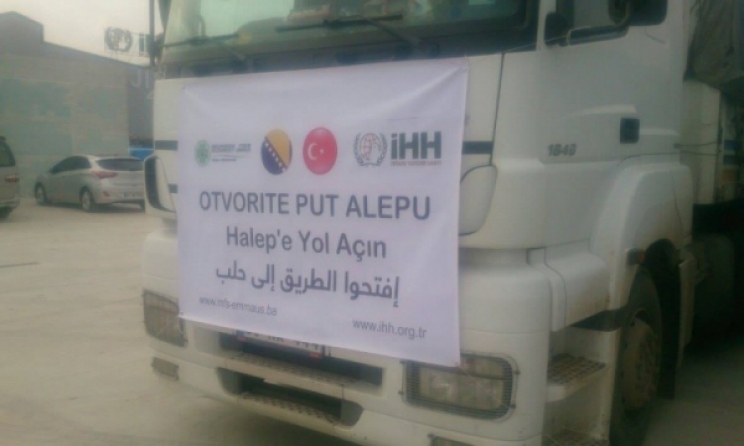 Stigao prvi šleper pomoći sa brašnom za preživjele u Halepu iz BiH