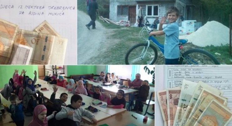 Mališani iz Srebrenice prikupili preko 900 KM za malog Ajdina
