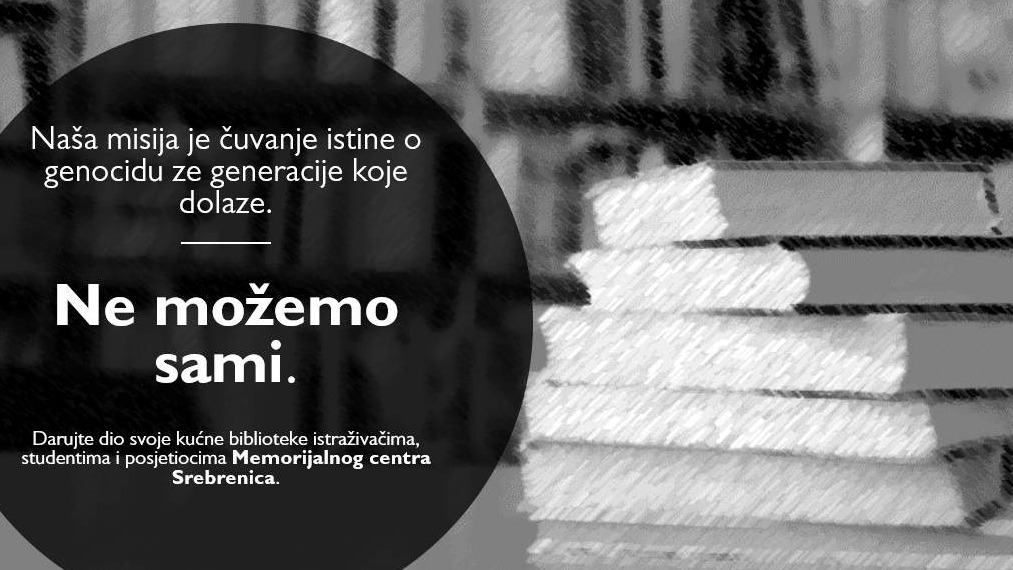 Media centar IZ u akciji prikupljanja knjiga za Memorijalni centar Srebrenica-Potočari