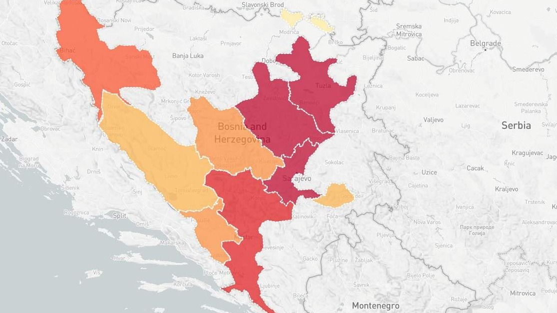 Potvrđenih slučajeva zaraze korona virusom u BiH 5.621