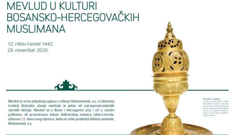 GHB: Online izložba "Mevlud u kulturi bosanskohercegovačkih muslimana"