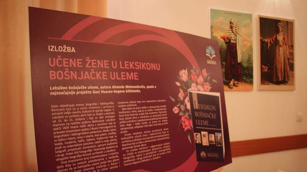 Otvorena izložba: Učene žene u Leksikonu bošnjačke uleme