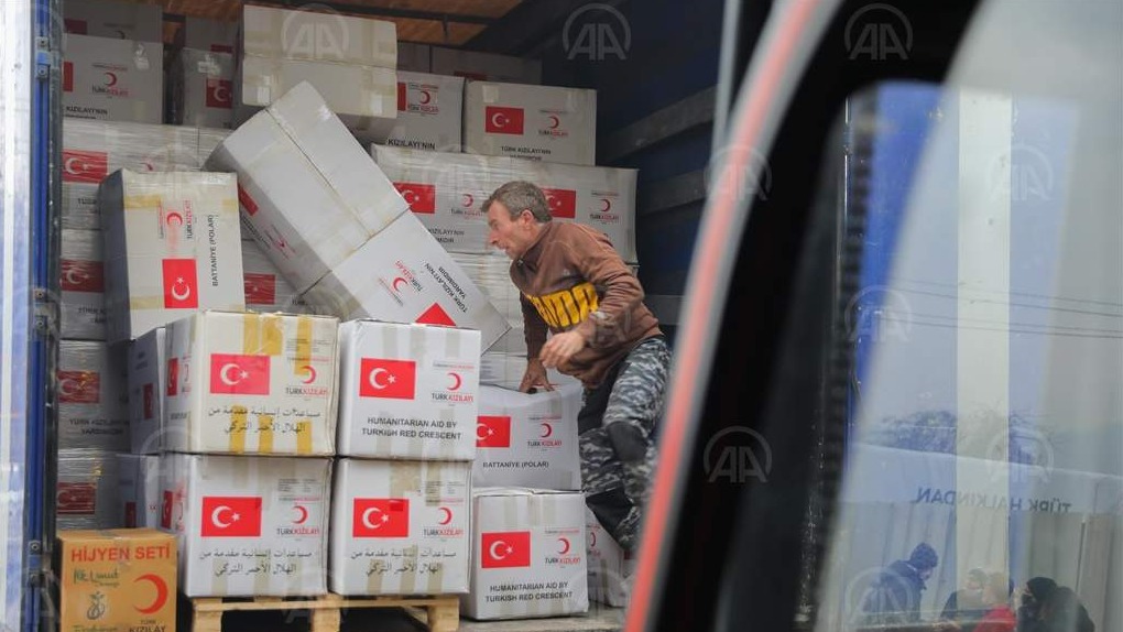 Dva kamiona humanitarne pomoći Crvenog polumjeseca Turske stigla u BiH