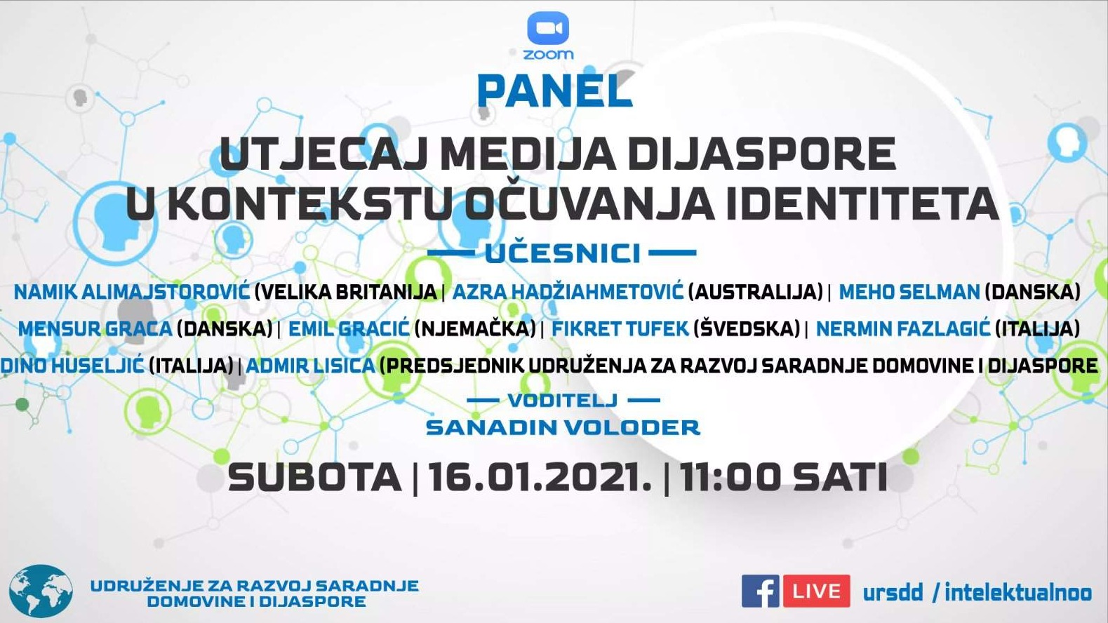 Online panel-diskusija: Utjecaj medija dijaspore u kontekstu očuvanja identiteta