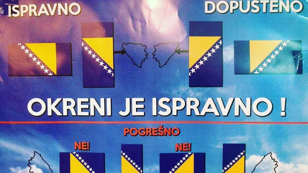 Dizajner El-Kalema Tarik Jesenković o pravilnom postavljanju zastave BiH