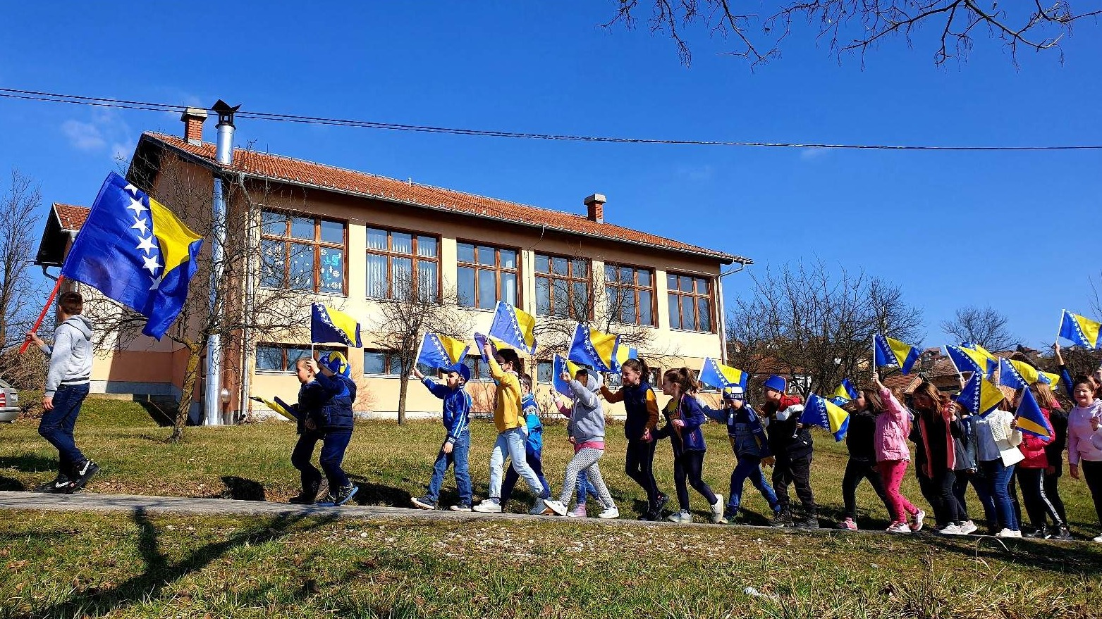 U Sjenini kod Doboja učenici obilježili Dan nezavisnosti BiH 