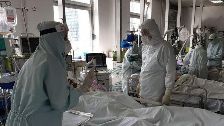 Blagi pad priliva pacijenata u Covid odjel Opće bolnice u Sarajevu