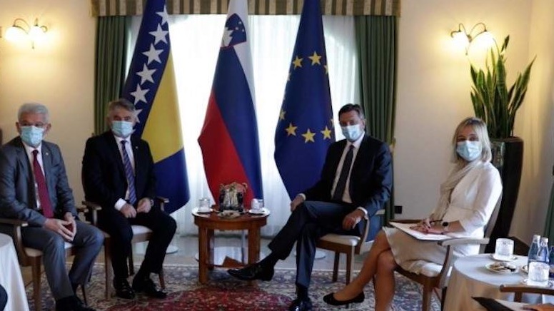 Komšić i Džaferović se sastali sa Pahorom