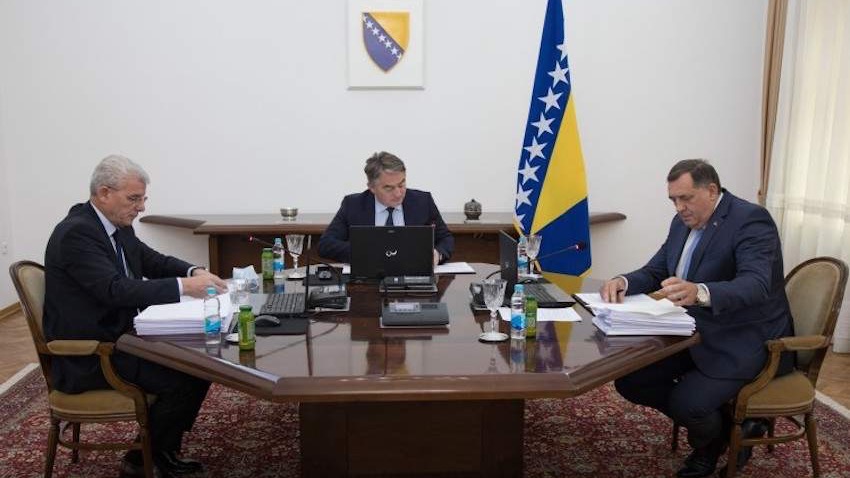 Predsjedništvo BiH nije postiglo konsenzus u oblasti vanjske politike