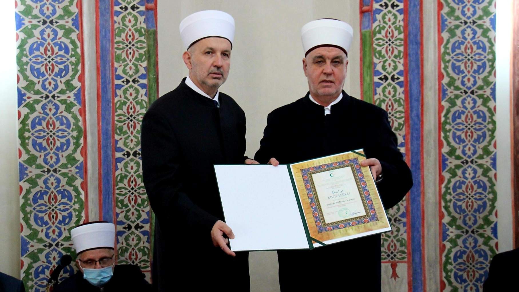 Svečano uručena murasela novom muftiji sarajevskom dr. Nedžad-ef. Grabusu