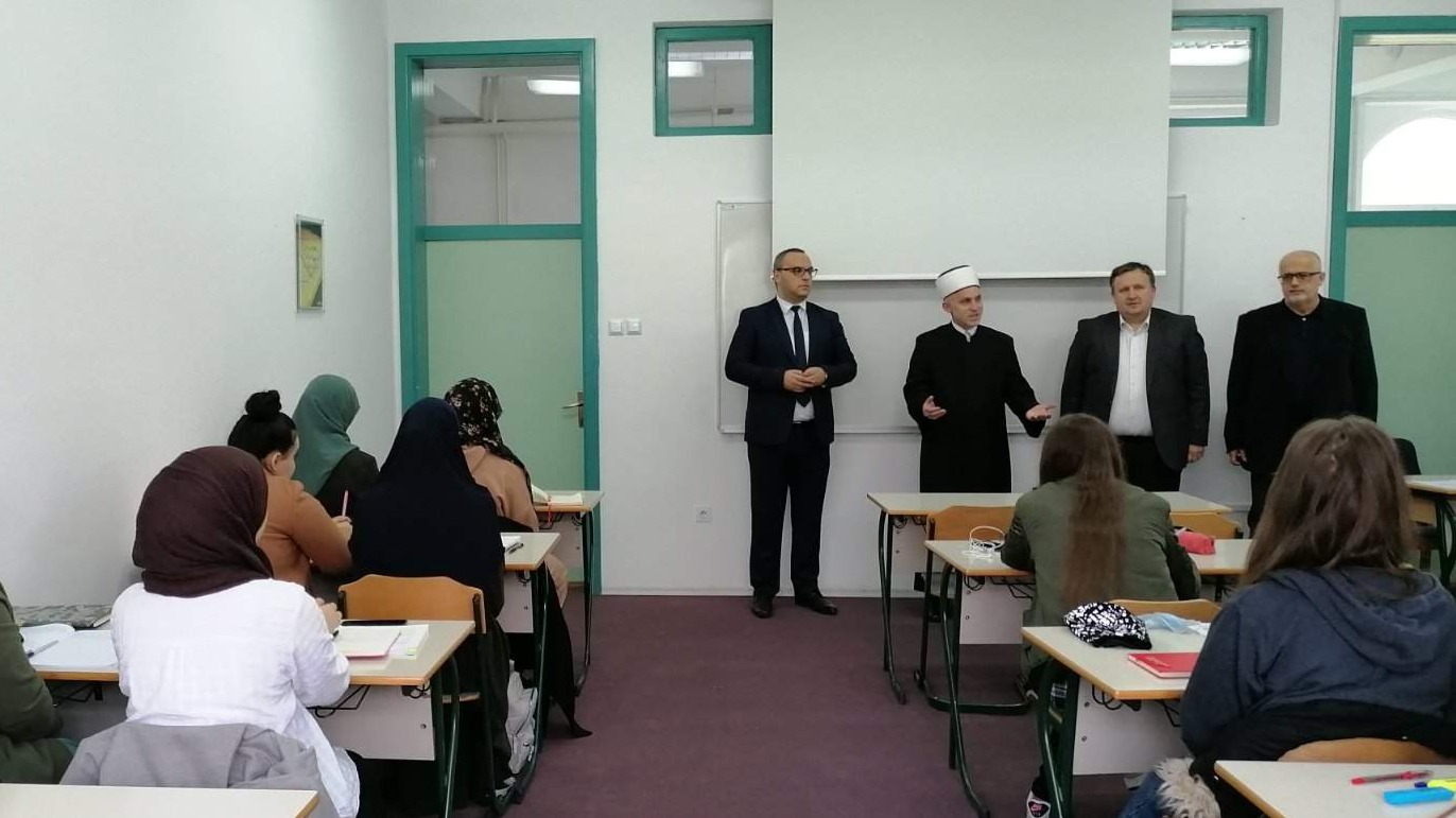 Muftija Kudić posjetio Islamski pedagoški fakultet u Bihaću