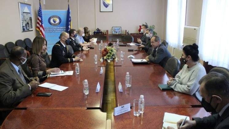 Vojni ataše SAD Tarquinto najavio nastavak podrške razvoju kapaciteta OSBiH