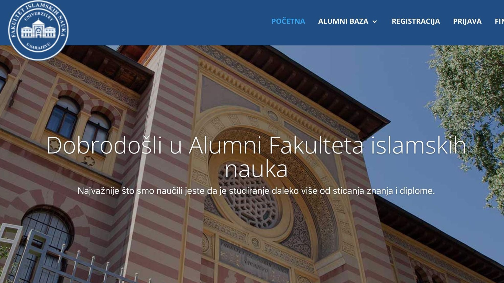 Fakultet islamskih nauka UNSA pokrenuo inicijativu za osnivanje Alumni asocijacije Fakulteta