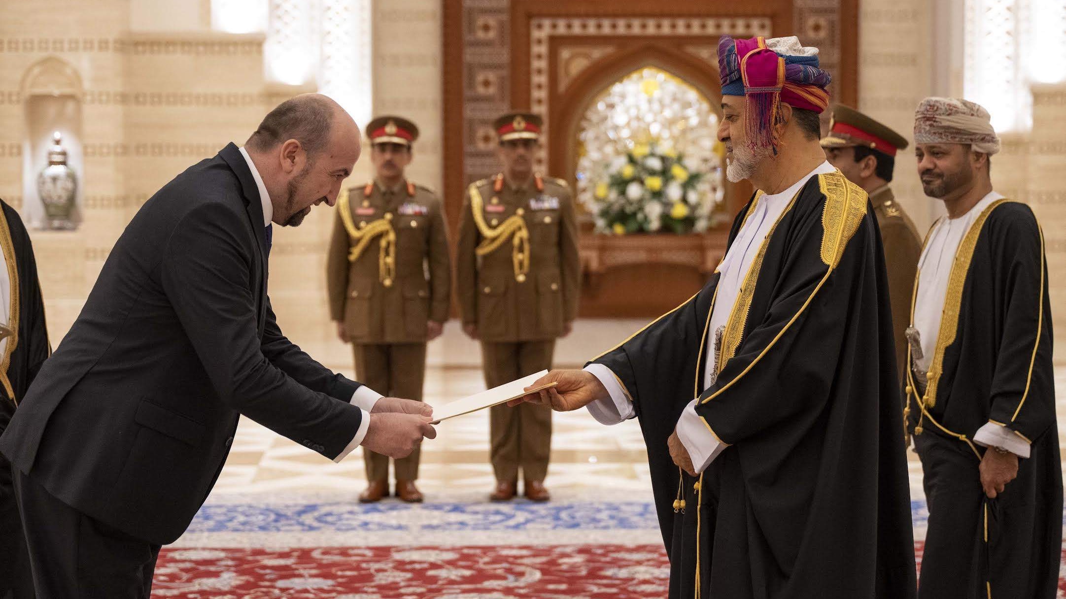 Ambasador Jusić predao akreditive sultanu Omana