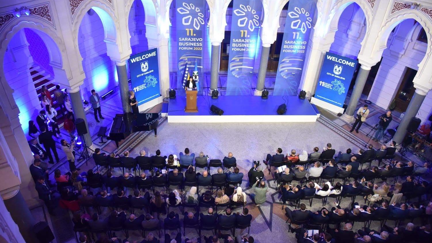 U sarajevskoj Vijećnici održan svečani prijem povodom  11. Sarajevo Business Foruma