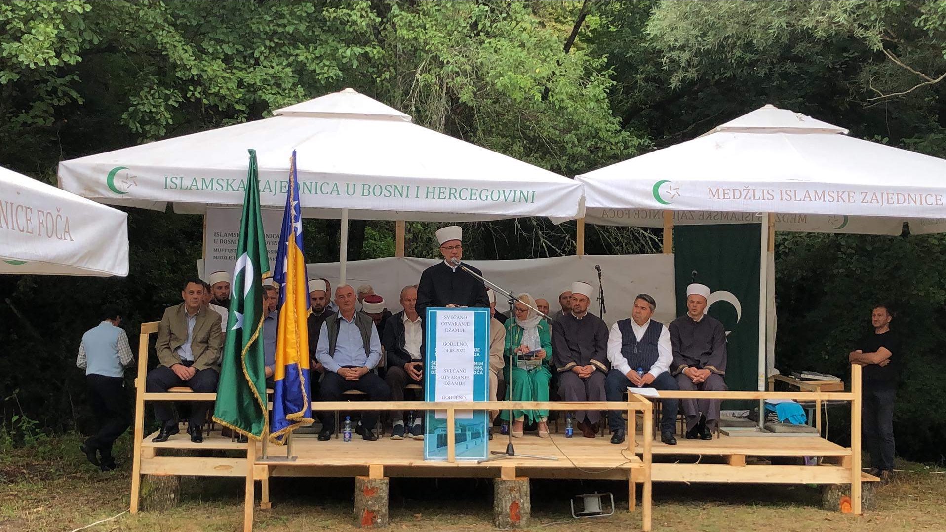 Muftija Fazlović na otvorenju džamije u džematu Godijeno: Islamska zajednica je naše zajedništvo