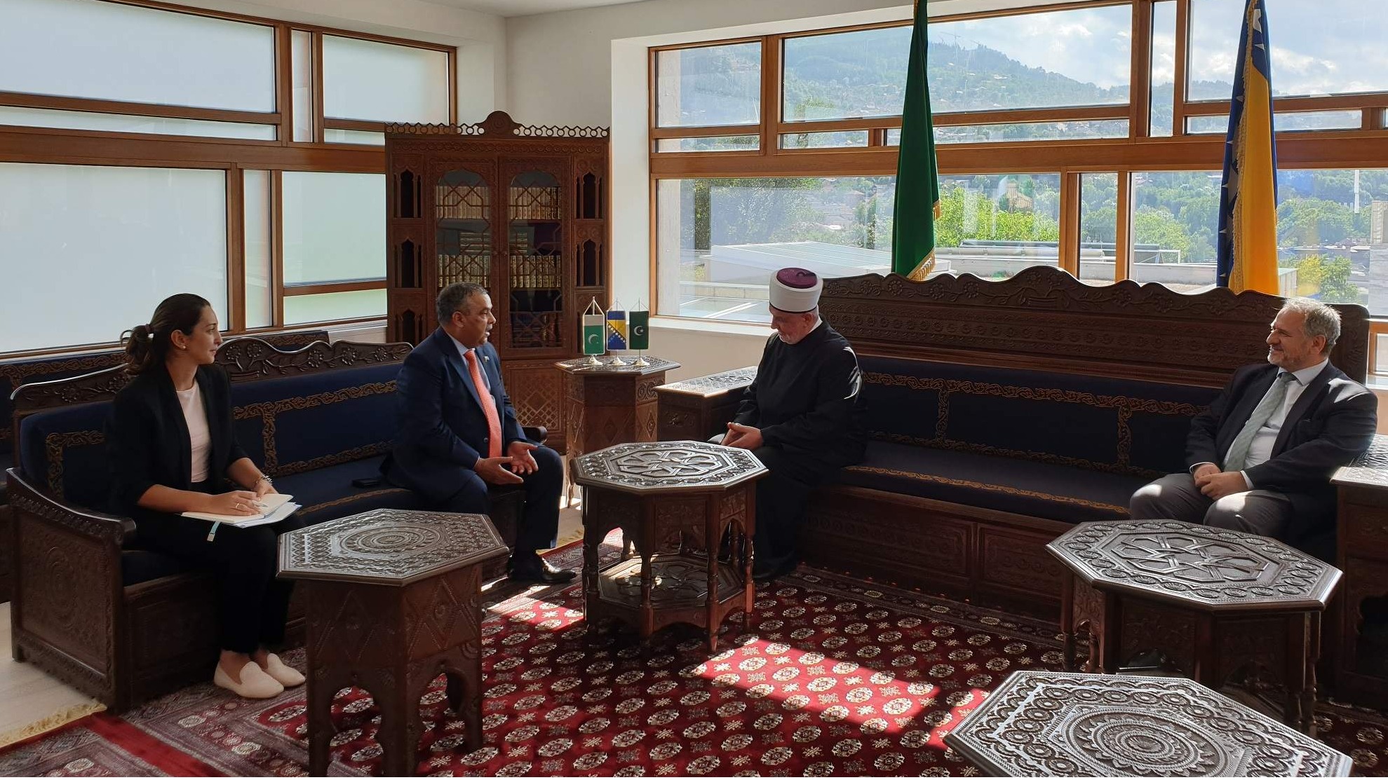 Reisul-ulemu posjetio pakistanski ambasador u našoj zemlji
