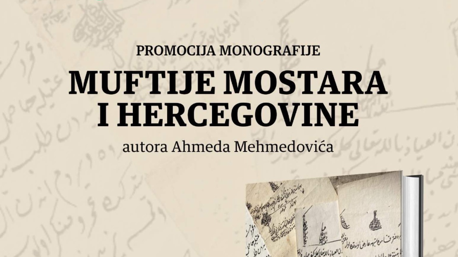 Danas promocija monografije "Muftije Mostara i Hercegovine"