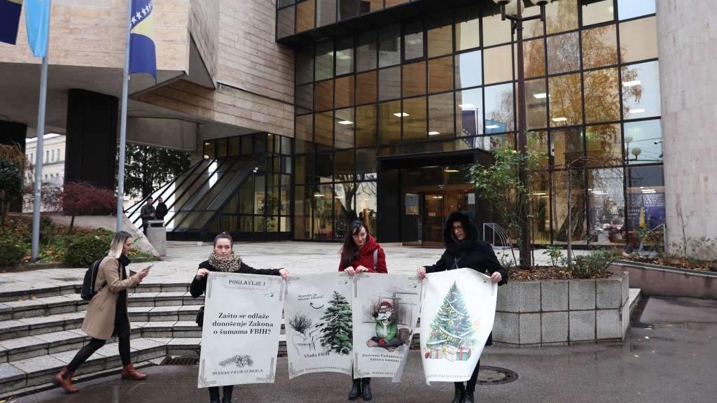 Aarhus centar u BiH s protesta pozvao na hitno usvajanje Zakona o šumama FBiH radi njihove zaštite