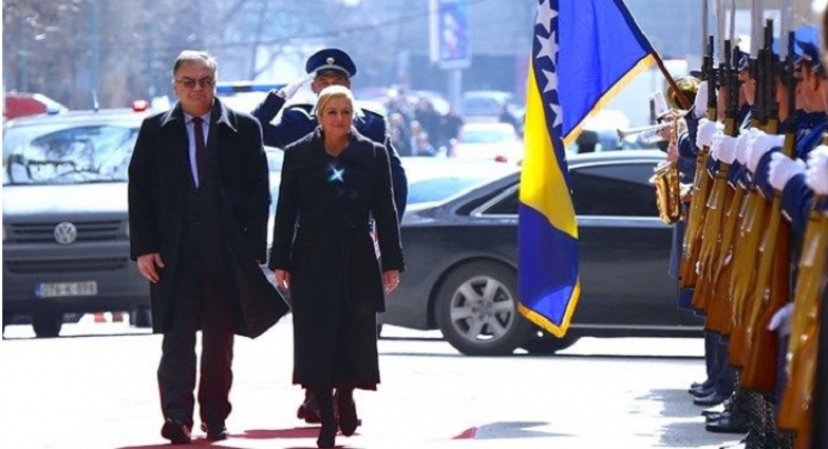 Hrvatska predsjednica: Nastaviću podržavati suverenitet i teritorijalni integritet BiH