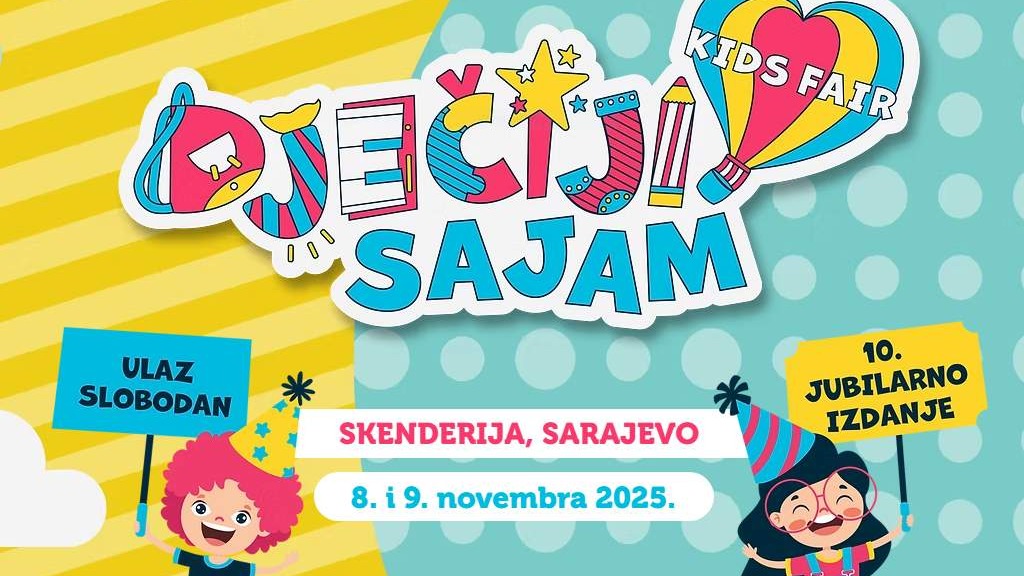 Jubilarni deseti Dječiji sajam 8. i 9. novembra u Centru Skrenderija