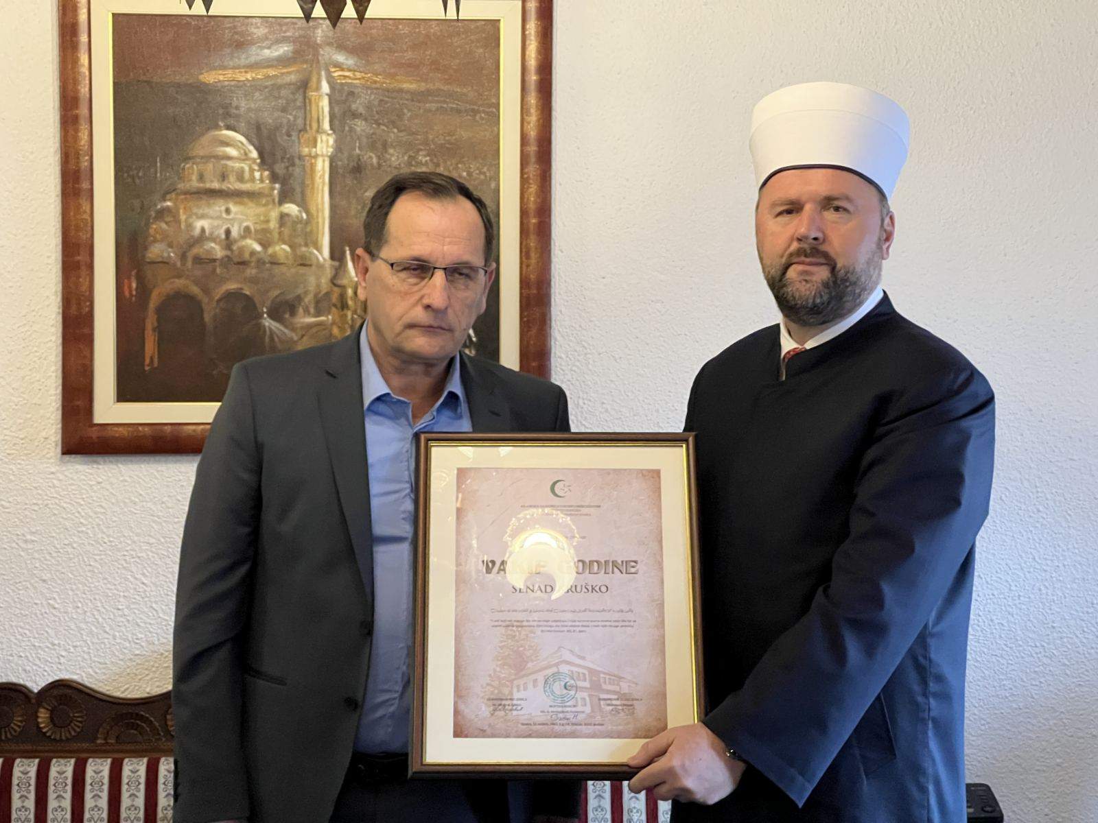 viber_image_2022-02-14_10-42-46-635.jpg - Svečani prijem za istaknute zeničke vakife, dodijeljeno priznanje Vakif godine