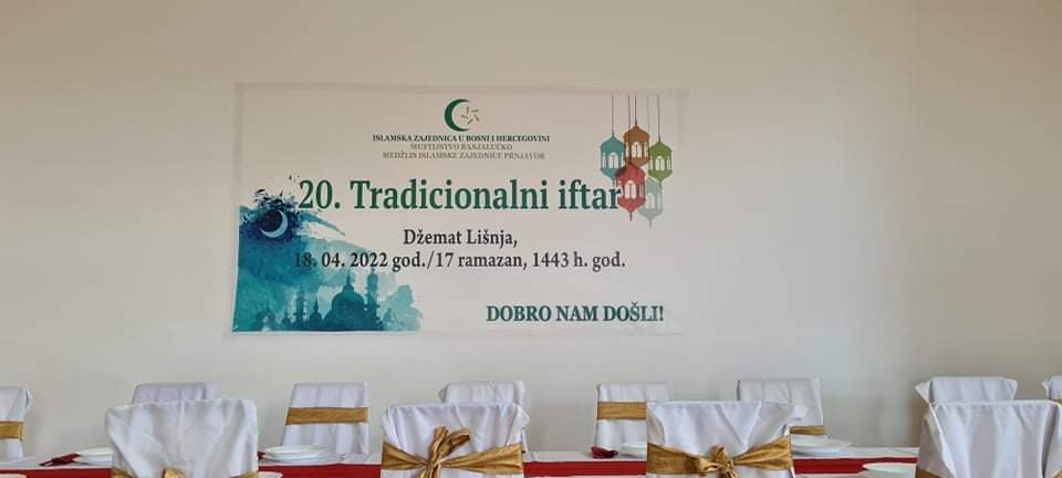 01.jpg - MIZ Prnjavor: Muftija Abdibegović prisustvovao 20. tradicionalnom iftaru u Lišnji