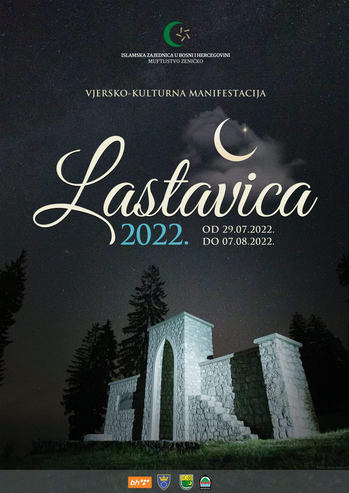 Lastavica 2022 plakata - Plan aktivnosti Vjersko-kulturne manifestacije “Lastavica 2022.”