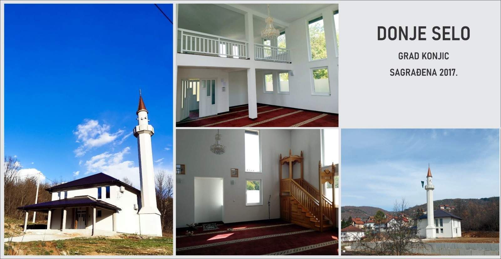 Foto.jpg - Demanti MIZ Konjic: Džamija u Donjem Selu nije izgrađena na hrvatskom, nego na vakufskom zemljištu